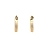 Gold Round Earrings