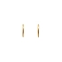Gold Round Earrings