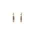Round Earrings made of Combination Gold