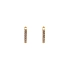 Gold Earrings with Zircons