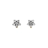 Gold Earrings with Zircons