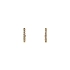 Gold Circular Earrings with Zircons