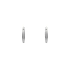 White Gold Round Earrings