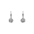 Earrings with White Gold Zircons