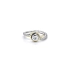 Ring with Zircon made of Combination Gold