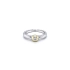 Ring with Zircon made of Combination Gold