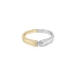 Gold Engagement Ring with Zircon