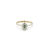 Gold Ring with Green Stone