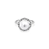 Gold Ring with Pearl and Zircones