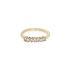 Gold Ring with Zircons
