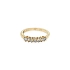 Gold Ring with Zircons