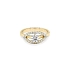 Gold Ring with Zircons