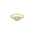 Gold Ring with Zircons