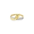 Gold Ring with Zircons