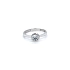 Engagement Ring with White Gold Zircon
