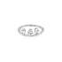 Gold Ring with Zircons