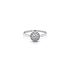 Ring with White Gold Zircons