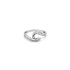 Ring with White Gold Zircons