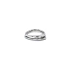 Ring with White Gold Zircons