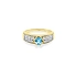 Gold Ring with Coloured Zircons