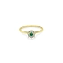 Gold Ring with Coloured Zircons