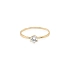 Gold Ring with Zircon