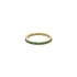Gold Eternity Ring with Green Stones