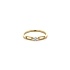Gold Engagement Ring with Zircon