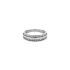 Ring with White Gold Zircons