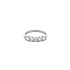 Ring with White Gold Zircons