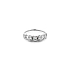 Ring with White Gold Zircons