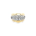 Combination Gold Ring with Zirkoy