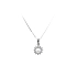 Pendant with Pearl and White Gold Zircons