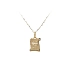 Gold Pendant Sign of the Sagittarius