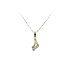 Golden Pendant with Zircones