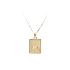 Gold Pendant Aquarius