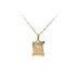 Gold Pendant Sign of the Bull
