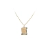 Gold Pendant Letter D