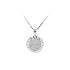 Pendant with White Gold Zircons