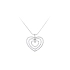 Pendant Heart with Zircons