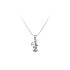 Pendant Sign of the Sagittarius made of White Gold