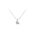 Pendant Dog from White Gold