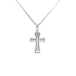 Golden Cross with Zircon