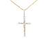 Golden Cross with Jesus Christ