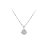 White Gold Pendant with Zircons
