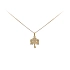 Gold Pendant Tree of Life with Zircons