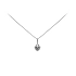 Pendant Heart with White Gold Zircons