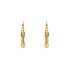 Gold Round Earrings