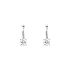 Gold Earrings with Diamonds