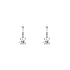 Gold Earrings with Diamonds
